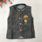 Blue Color Silk Cotton Sherwani Suit In Chandler