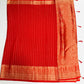 Saree With Leaf Designs And Fancy Tassels  in USA