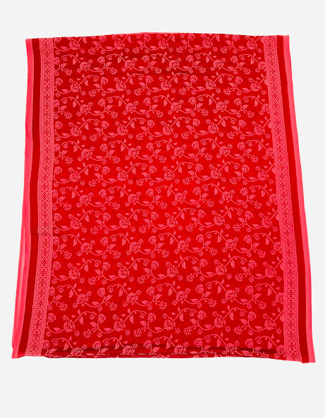 Pretty Red Color  Saree For Women In Mesa