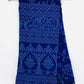 Alluring Blue Color Georgette And Chiffon Saree In Suncity