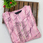Pink Tissue Silk Work And Stone Work Girls Kurti In Chandler 