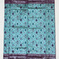 Sea Green Color Art Silk Saree With Purple Border In USA