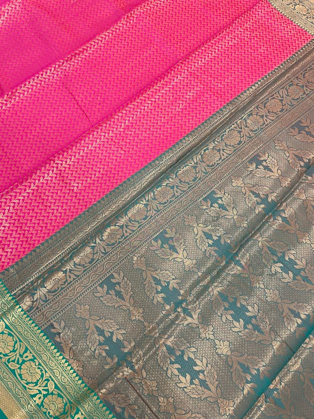 Attractive Red Color Soft Silk Saree In Chandler