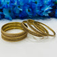 Gold Color Metal Bangles With Golden Design In Chandler