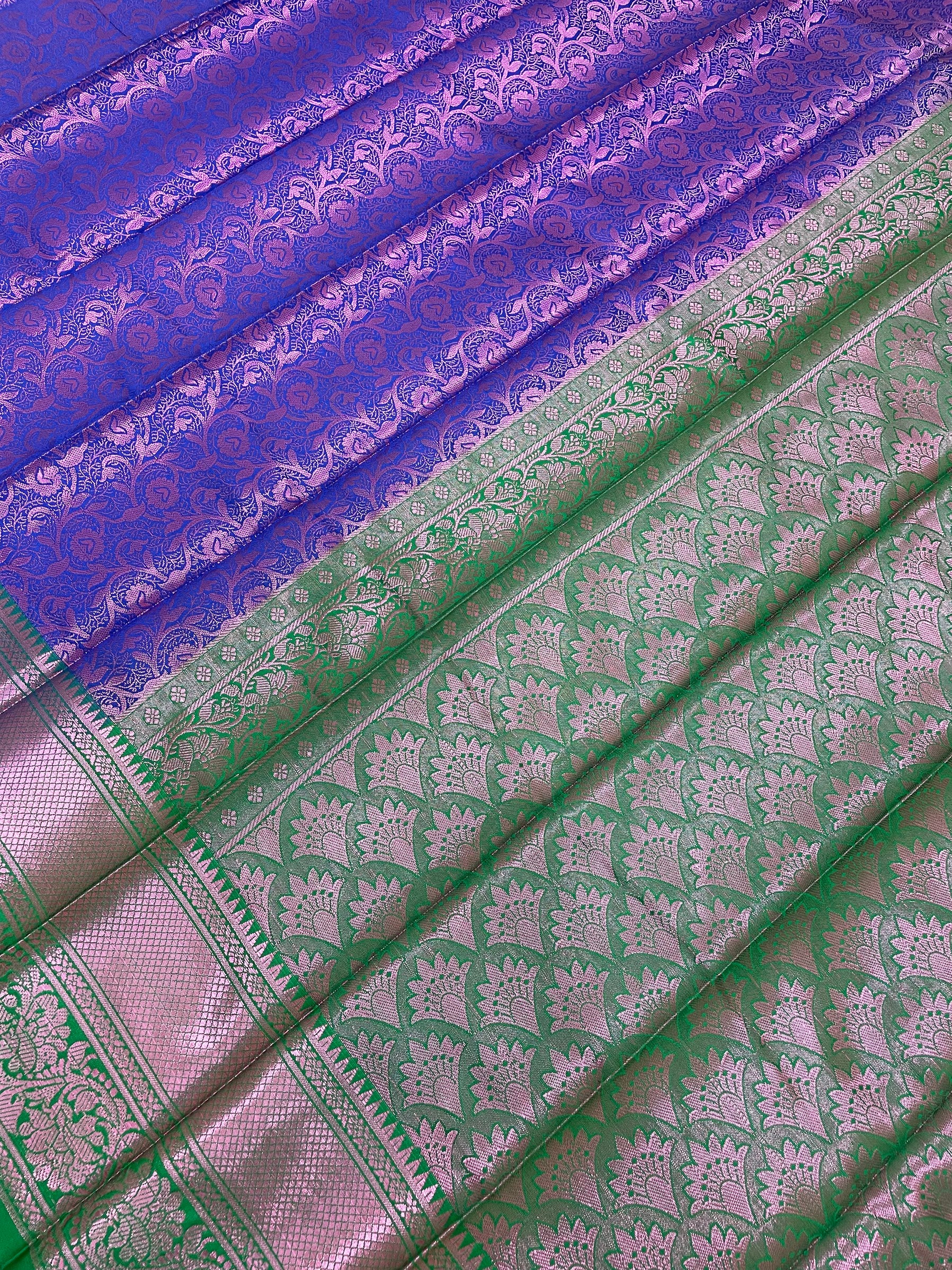 Blue color Art Silk Saree With Zari Work In Yuma