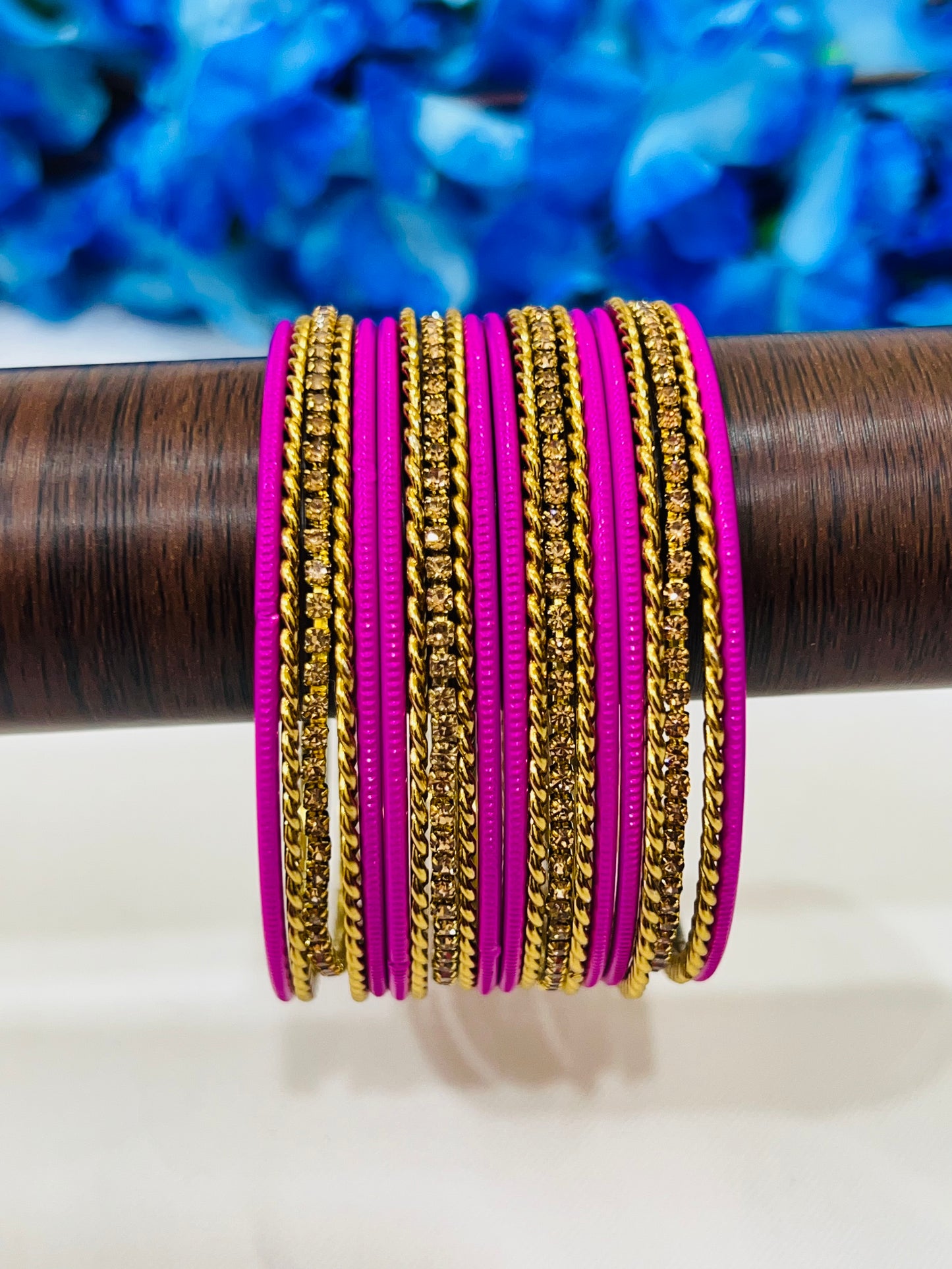 Pretty Violet Color Metal Bangles In Yuma