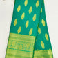 Fabulous Green Color Designer Georgette Saree With Rich Pallu In Sedona