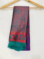 Printed Work Rich Pallu Saree In USA