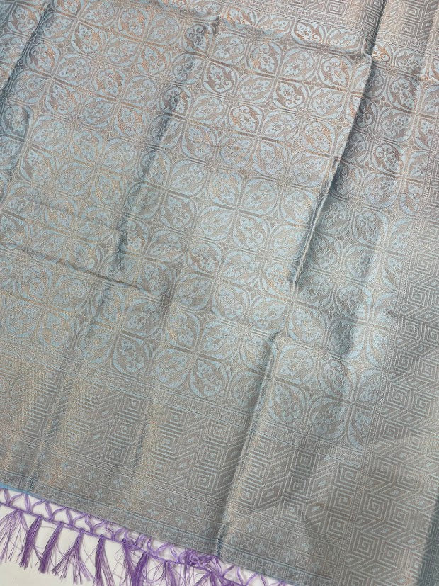 Wonderful Purple Color Art Silk Saree In Chandler