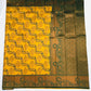 Gorgeous Yellow Color Art Silk Saree With Butta Motifs In USA