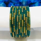 Green Color Party Wear Glass Bangles Near Me