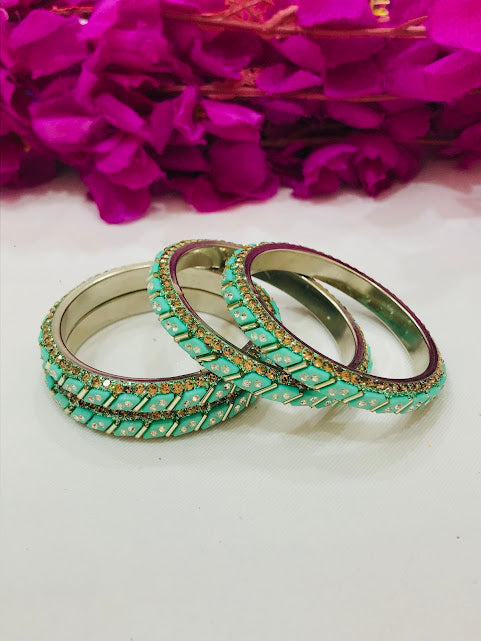 Stone Work Girls Bangles In USA