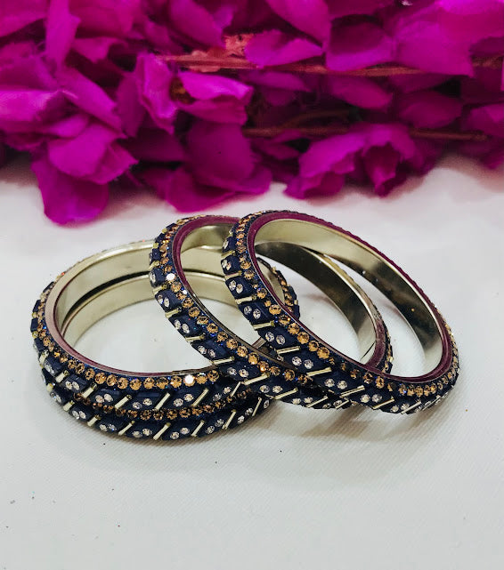 Appealing Blue Colored Bangles Near Me