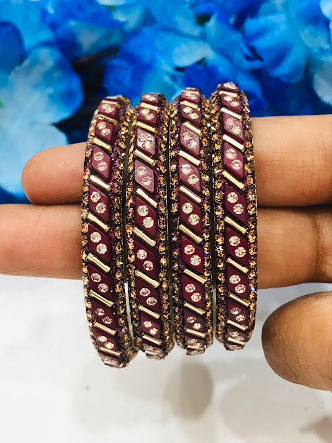 Stone Work Bangles For Girls In Tucson