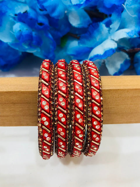 Red Colored Girls Bangles In USA