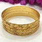 Beautiful Designer Work Gold Plated Bangles For Women 