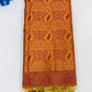 Dazzling Red Color Raw Silk Saree For Women