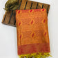 Dazzling Red Color Raw Silk Saree In Near Me