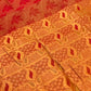 Red Color Raw Silk Saree Unique Design In Tempe