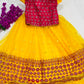 Appealing Yellow Color Designer Lehenga Choli With Embroidery Work