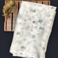 Delightful White Color Floral Designed Chiffon Saree For Women