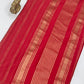 Red Color Mysore Silk Saree With Zari Work In USA