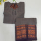 Wonderful Brown And Copper Color Cotton With Zari Work Langa Sets Near Me