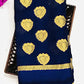 Dark Blue Color Designer Georgette Saree Near Me