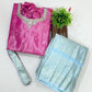 Pink And Sky Blue Color With Zari And Stone Work Langa Sets In USA