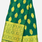 Alluring Green Georgette Saree With Butta Motifs And Rich Pallu In Yuma