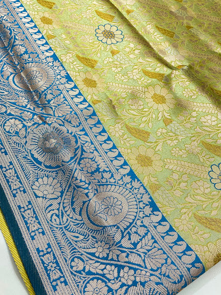 Art Silk Saree With Designer Zari Work In Mesa