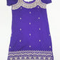 Violet Color With Embroidery And Sequins Work Langa Sets In Yuma