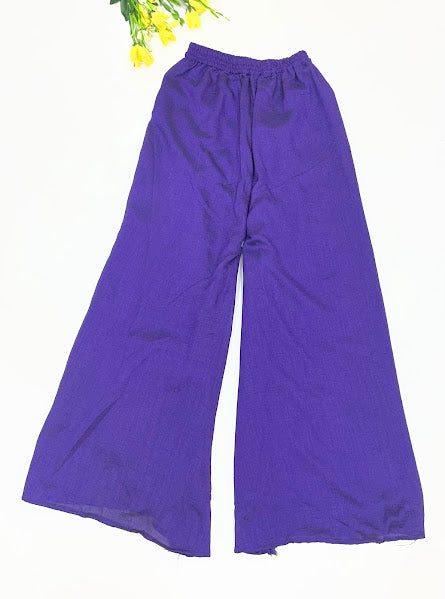 Violet Color Siffon With Sequins Work Langa Sets In Douglas