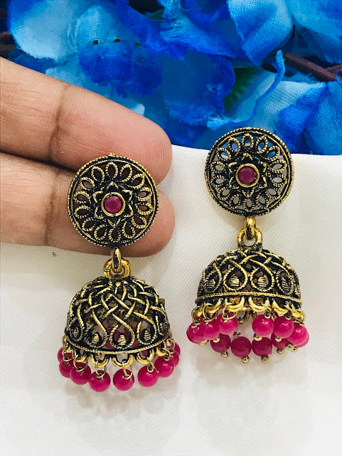  Flower Design Jhumka Earrings In Phoenix