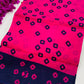 Pink Color Pure Cotton Saree With Contrast Blue Border