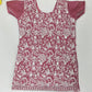 Onion Pink Color Space Silk With Embroidery And Sequins Work In Tempe