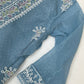 Sky Blue Color Sharara Suits In Mesa