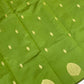 Green Color Soft Silk Saree With Golden Zari Work For Women In Surprise