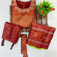 Wonderful Maroon Color Silk Langa Set With Stone And Zari Work Near Me