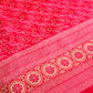 Beautiful Pink Color Floral Designed Chiffon Saree For Women