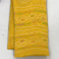 Attractive Yellow Color Georgette And Chiffon Saree For Women