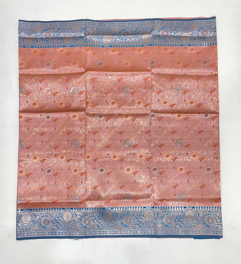 Onion Pink Color Soft Silk Sari For Women In Yuma