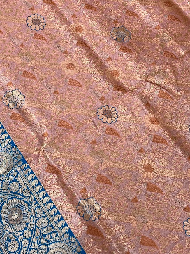 Onion Pink Color Art Silk Sari For Women In Suncity