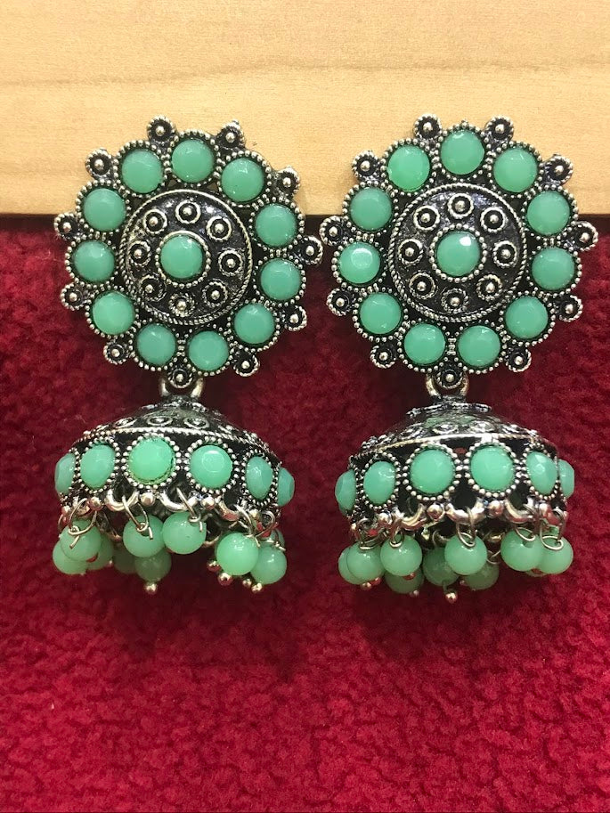 Elegant Oxidized Earrings In Chandler