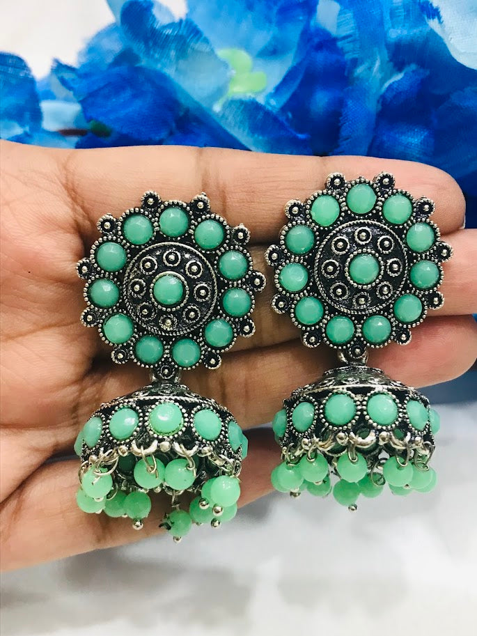 Gorgeous Teal Green Colored Earrings Near Me