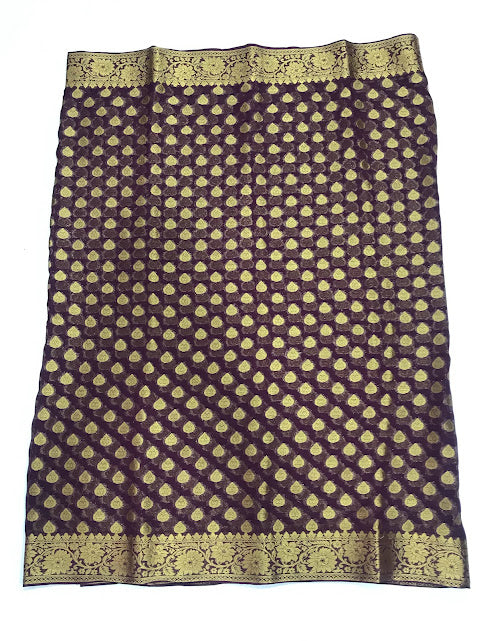 Violet Color Georgette Saree In Tempe