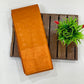 Alluring Copper Color Couple Combo Saree With Cotton Dhoti Shirt