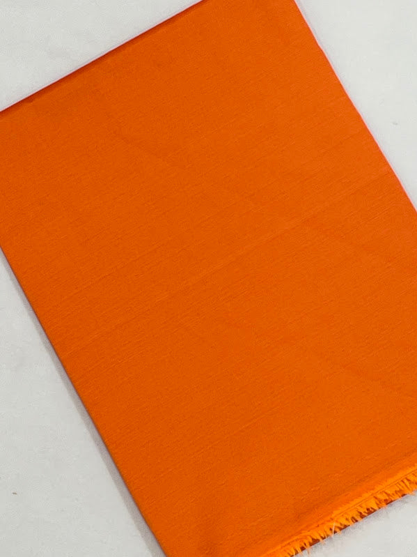 Charming Orange Color Blouse Piece Near Me