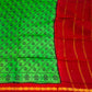 Green Color Pure Sungudi Cotton Saree With Red Contrast Zari Border In Phoenix 