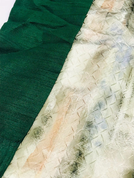 Elegant Designer Green Color Silk kurta With Printed Nehru Jacket Near Me